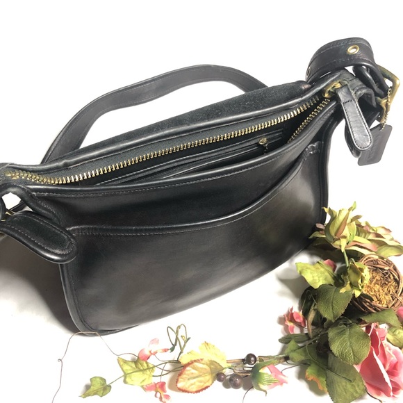 - Coach Patricia legacy saddle vintage shoulder cross body messenger black… - Picture 9 of 10